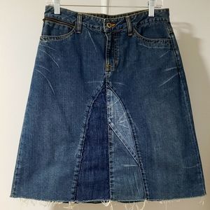 FRX Clothing  Sz 29 Blue Jean Skirt